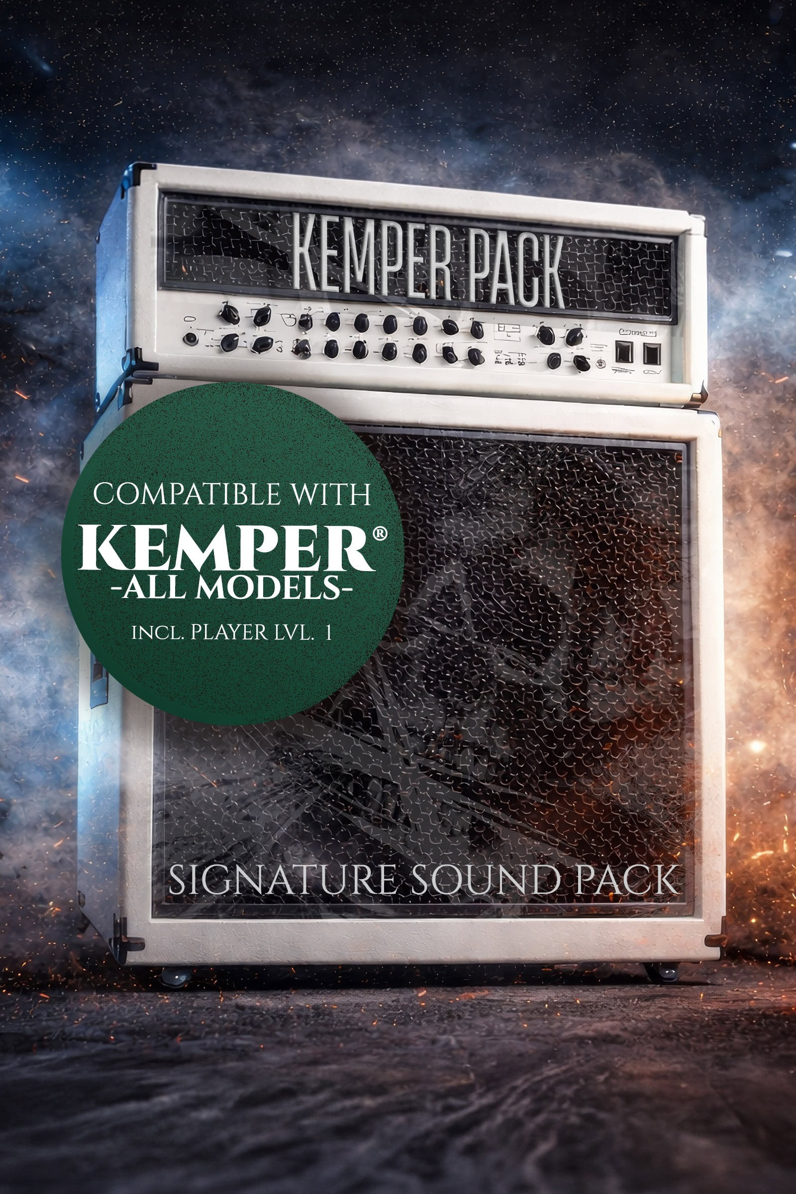 Kemper Pack Vol. 1 guitar amp with signature sound for all models.