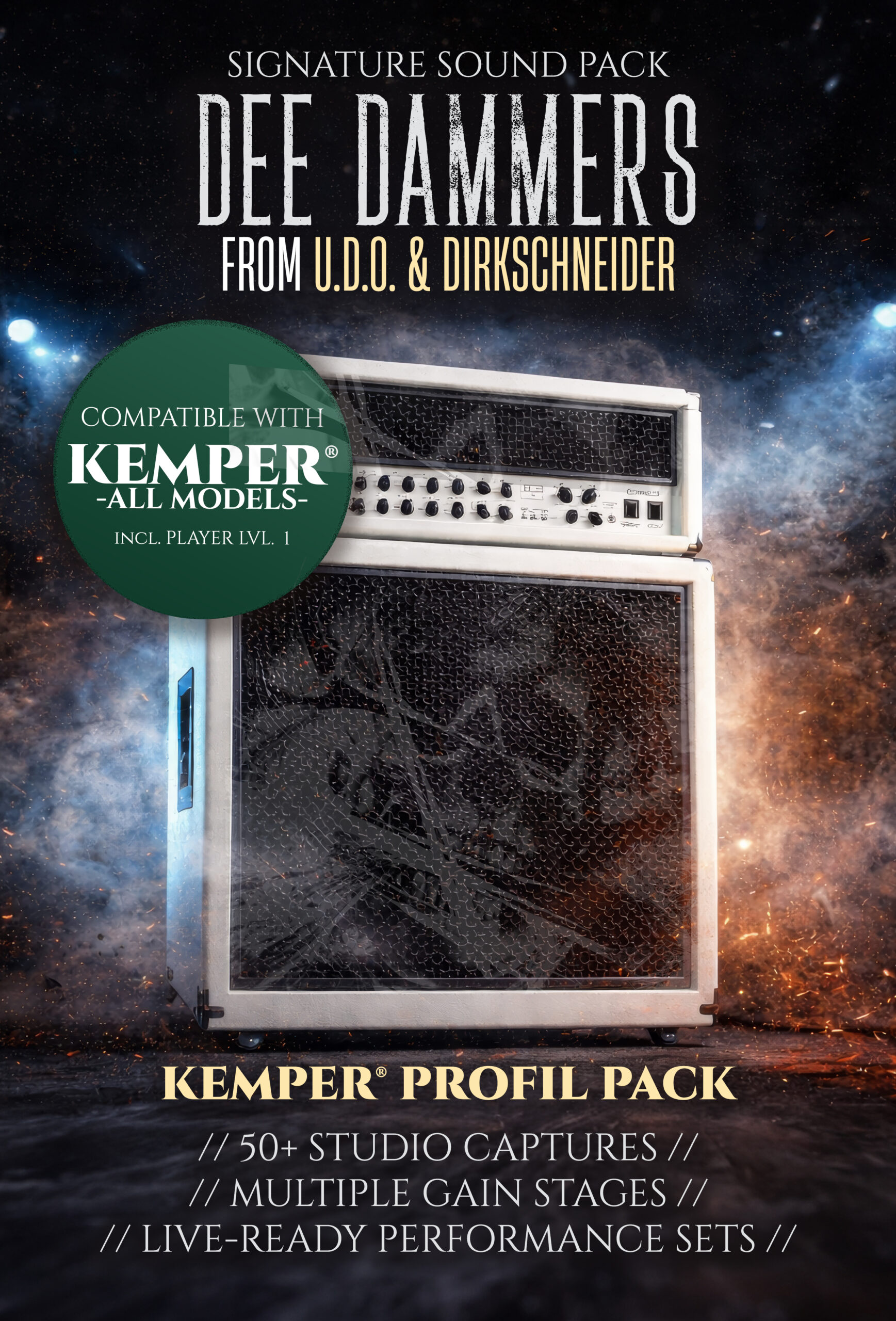 Kemper profile pack featuring Dee Dammers' signature sound.